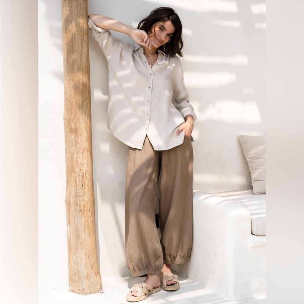 Nomad The Label Linen Pants, Size S